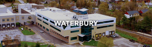 Waterbury - an overhead view of Darn Tough's Waterbury, VT Mill and Corporate Office